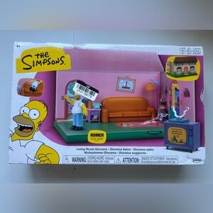 The Simpsons Living Room Diorama Playset